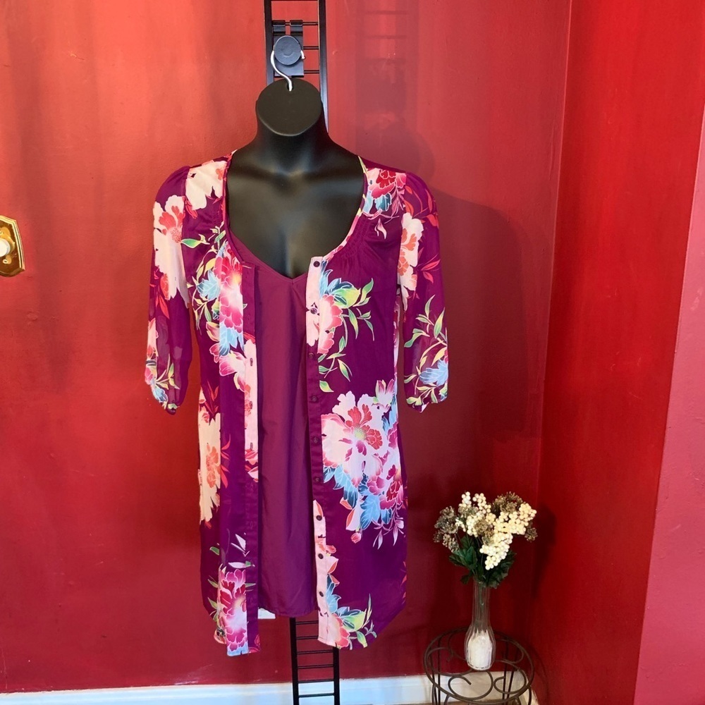 EXPRESS FLORAL DRESS SIZE XS